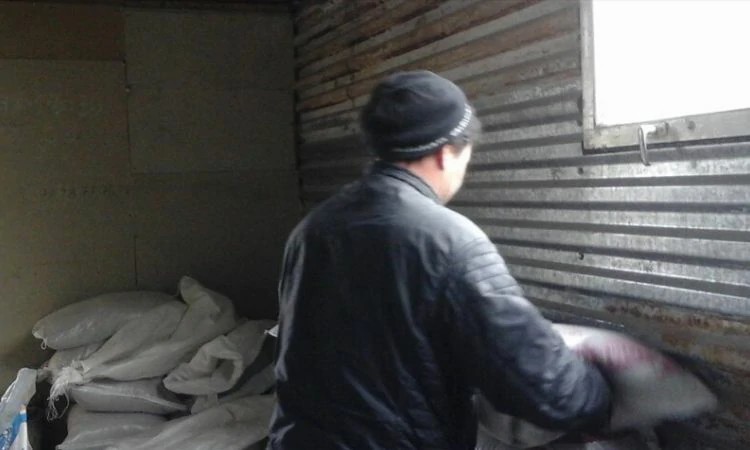 Victor pastoreia pessoas e vende alimentos para animais em loja na Ásia Central